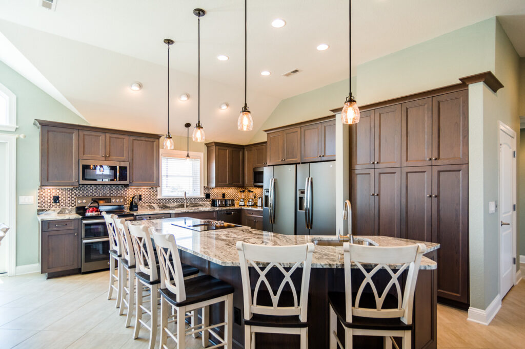 Cozy Kitchen Cabinet Design in Alexander Home on the Outer Banks